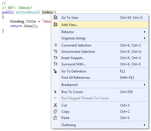 Migrating to MVC