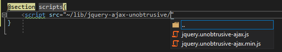 jQuery Unobtrusive AJAX