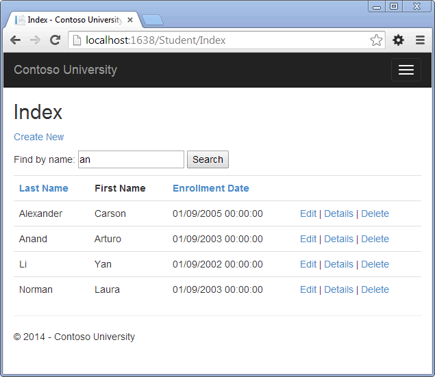 MVC5 With EF6