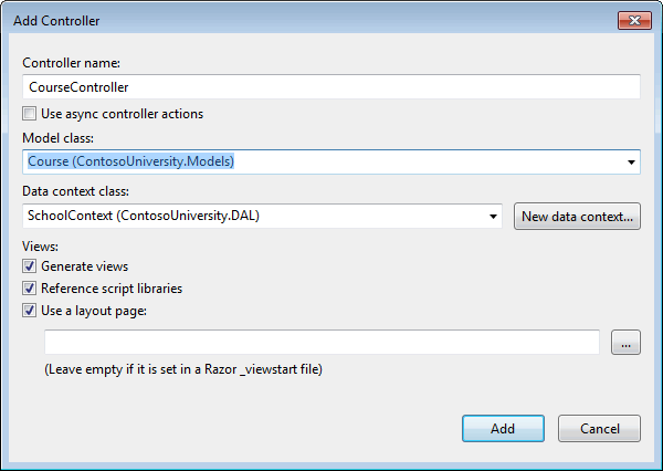 MVC5 With EF6