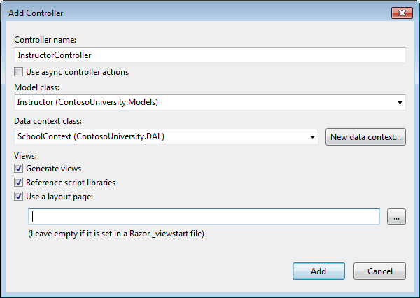 MVC5 With EF6