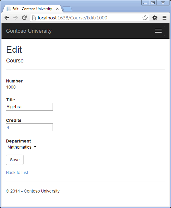 MVC5 With EF6