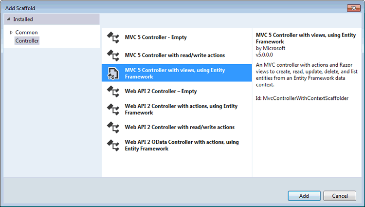 MVC5 With EF6