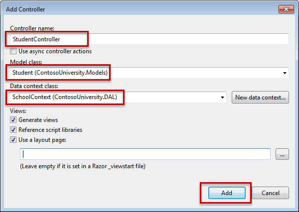 MVC5 With EF6