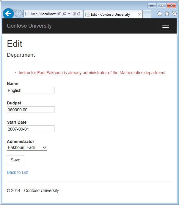 MVC5 with EF6