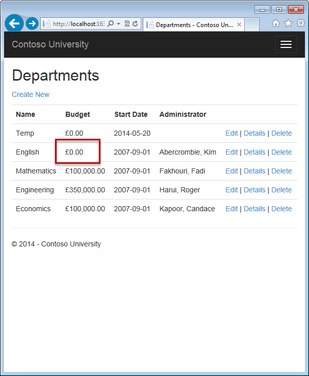 MVC5 With EF6