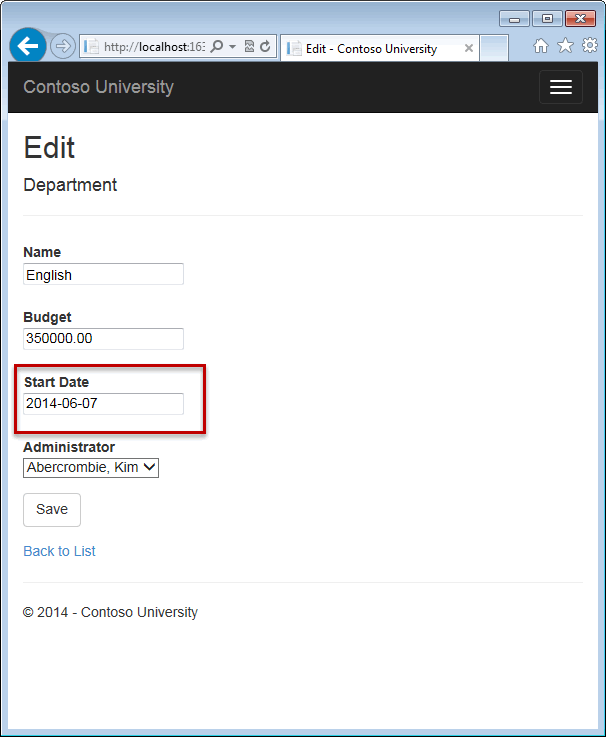 MVC5 With EF6