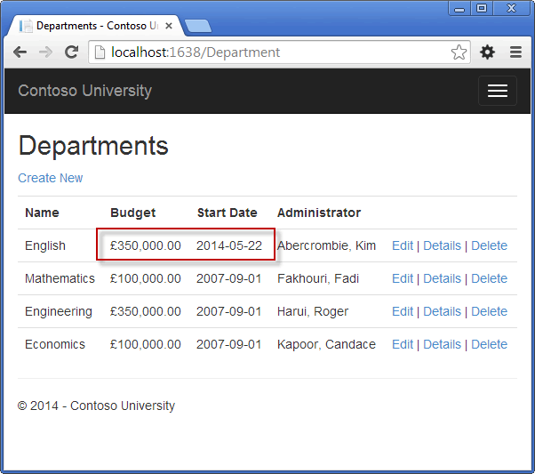 MVC5 With EF6