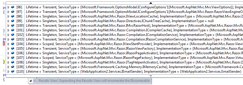 MVC Core and EF 7