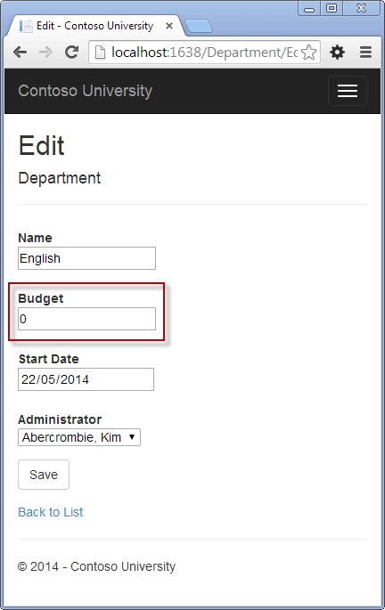 MVC5 With EF6