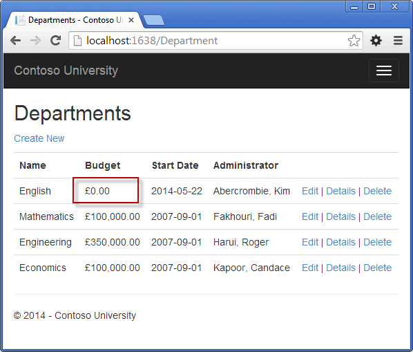 MVC5 With EF6