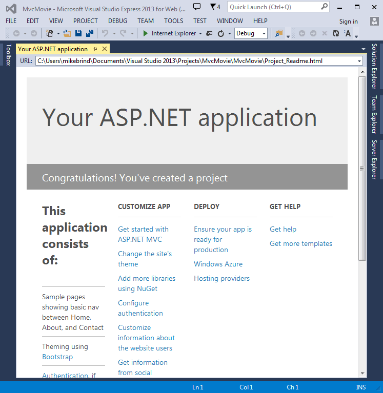 Beginning MVC