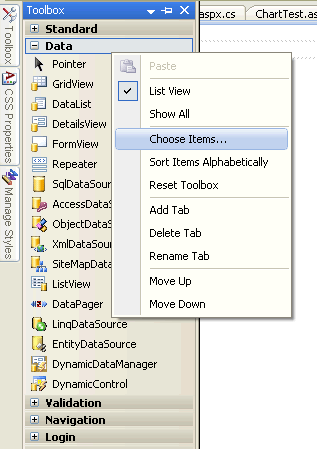 Net Chart Control