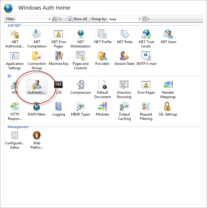 Windows Authentication in IIS